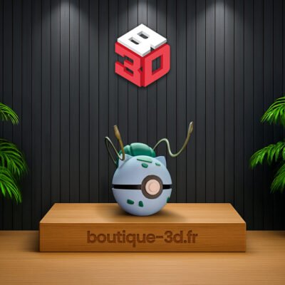 pokeball bulbizarre en impression 3d